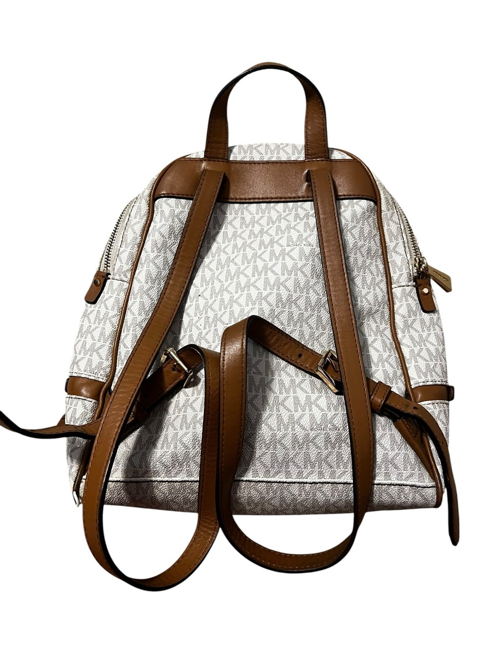 Michael Kors Cream Signature Mini Backpack with Gold Hardware - Picture 2 of 10